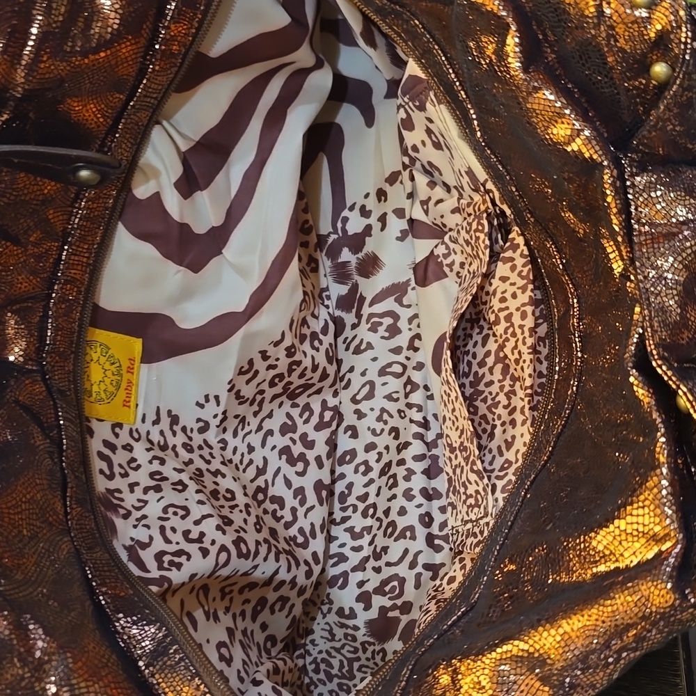 Ruby Rd. Shimmering Bronze Shoulder Bag - Picture 3 of 4